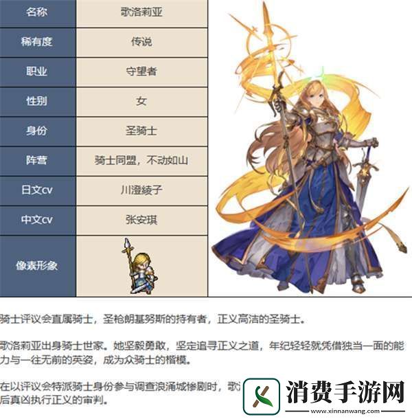 铃兰之剑歌洛莉亚技能详细介绍一览