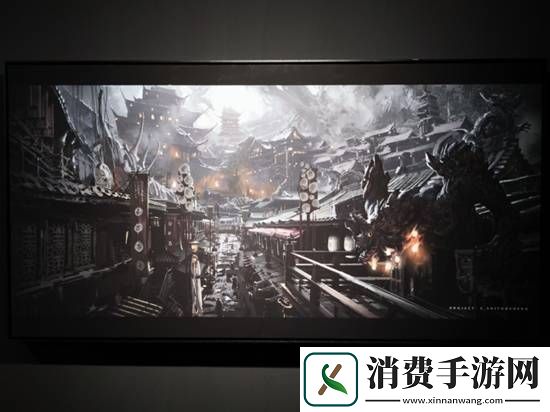我们参观了黑神话艺术展
