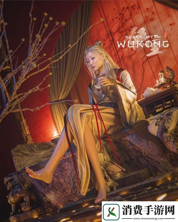 大神晒黑神话铁扇公主3D渲染图：想和妈妈一起喝杯茶吗