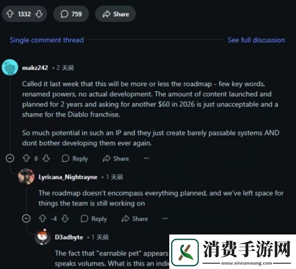 前暴雪总裁担忧暗黑破坏神4！只因更新过于敷衍